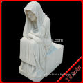 Europe Lady Figure Marble Life Size Statues YL-R750